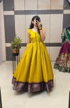 Ajd 8147 Jacquard Weaving Work Gown With Collections Best Wholesale Shop In Surat